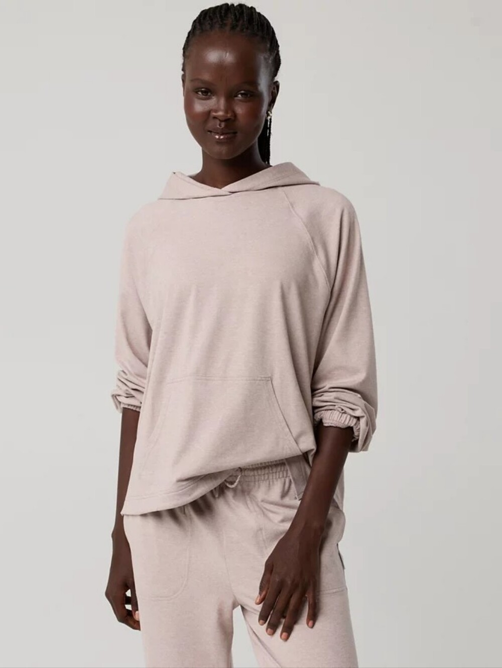 Offline By Aerie Weekend Away Hoodie In Pebble Size XS